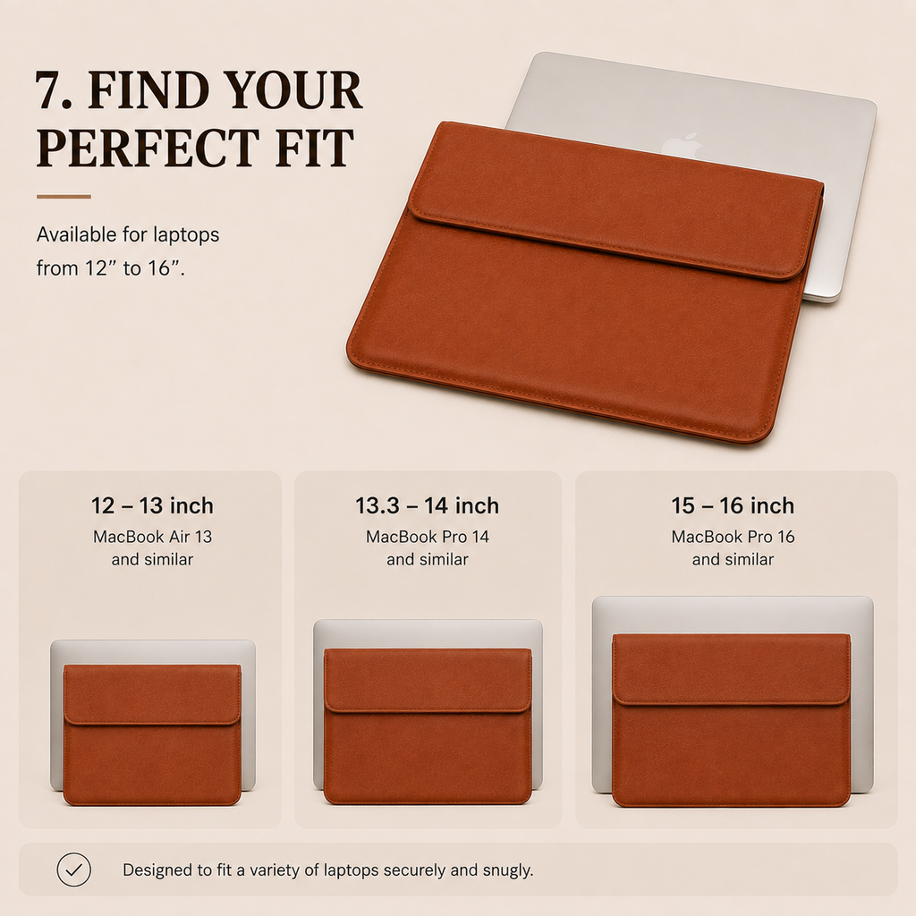 The Fold Sleeve™ – 3-in-1 Laptop Sleeve