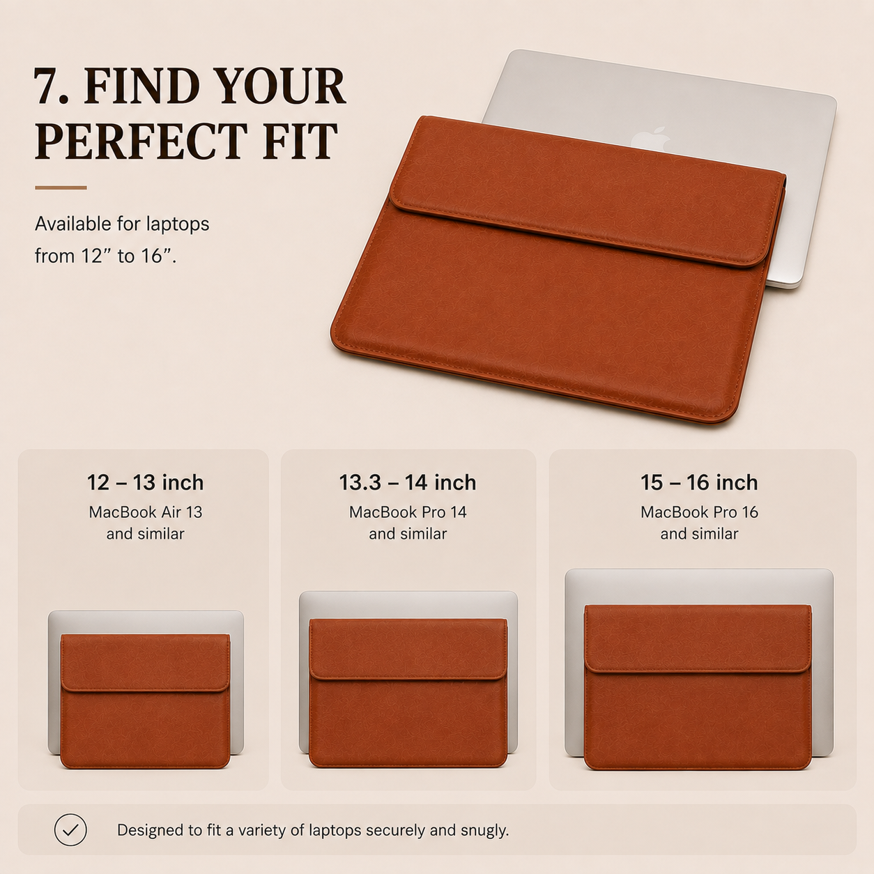 The Fold Sleeve™ – 3-in-1 Laptop Sleeve