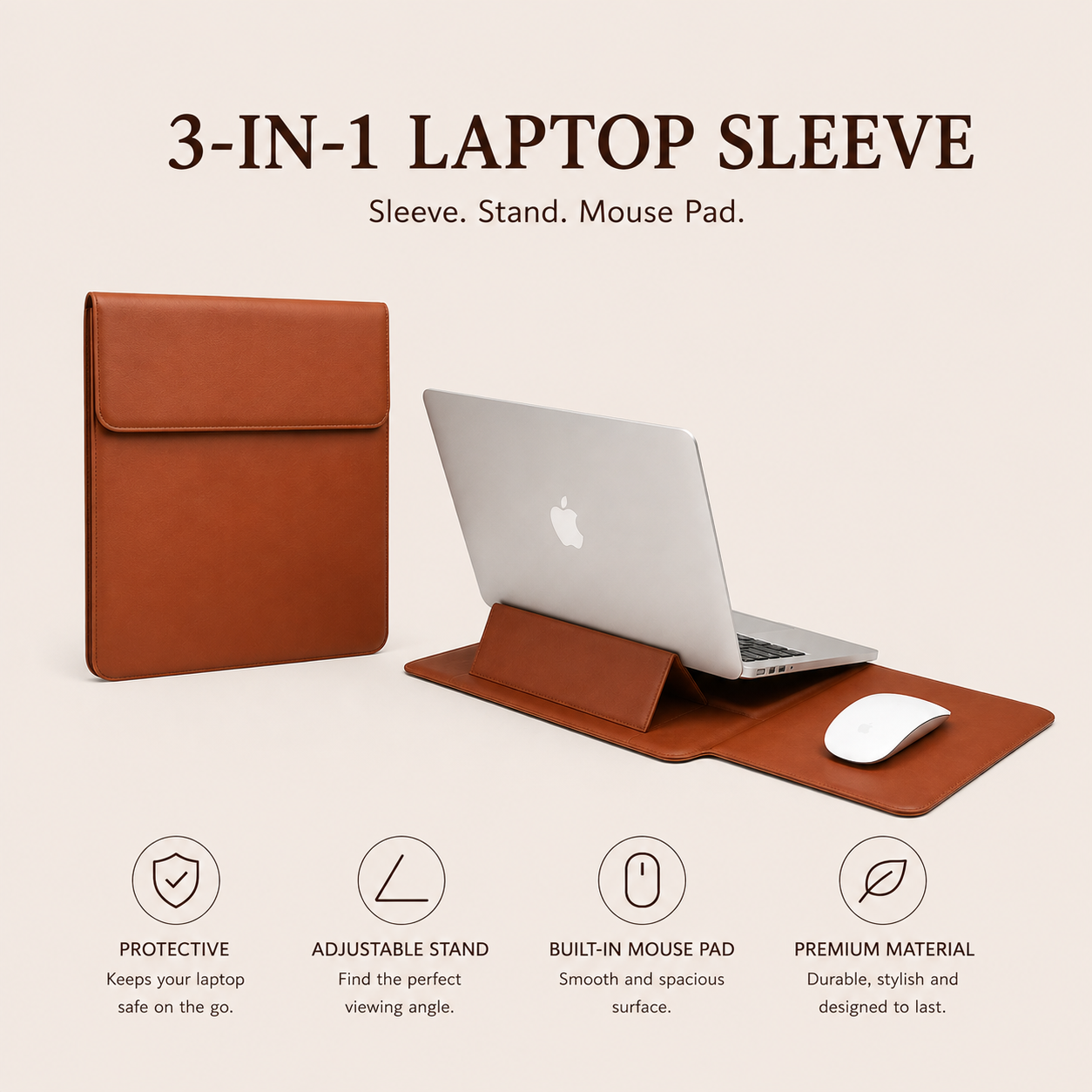 The Fold Sleeve™ – 3-in-1 Laptop Sleeve