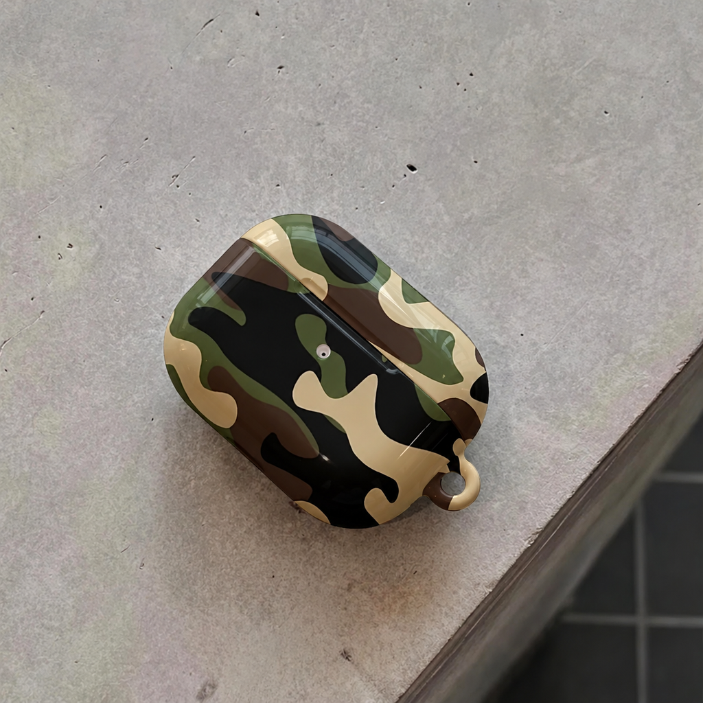 Olive Camo AirPods Case