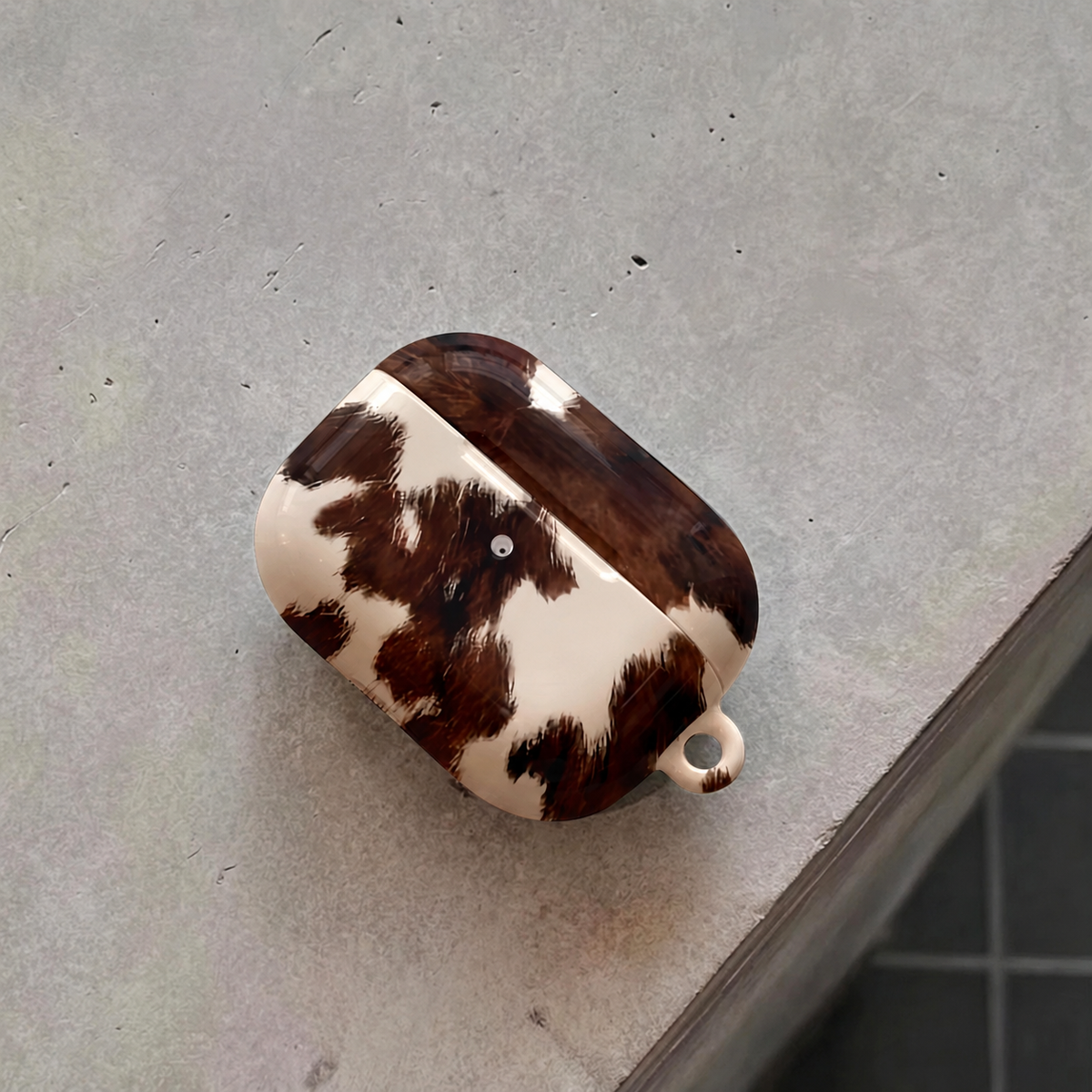 Mocha Cow AirPods Case