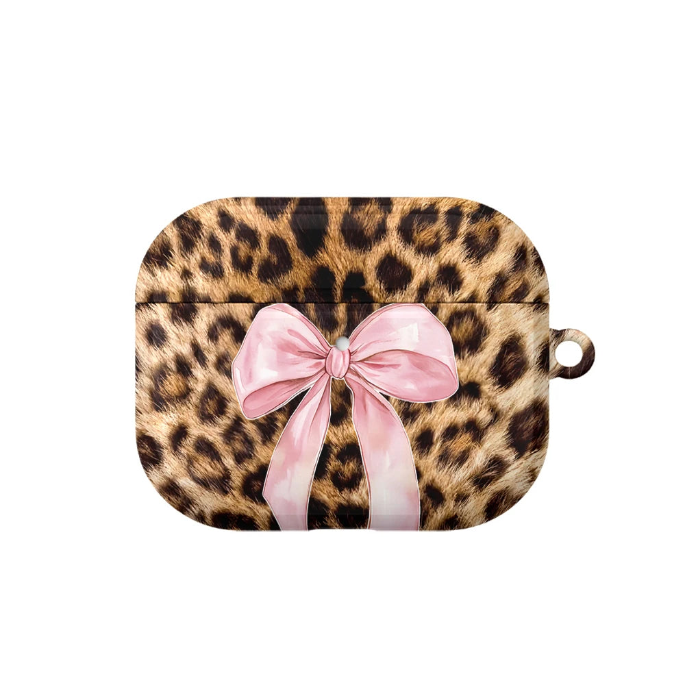 Pink Leopard Bloom AirPods Case