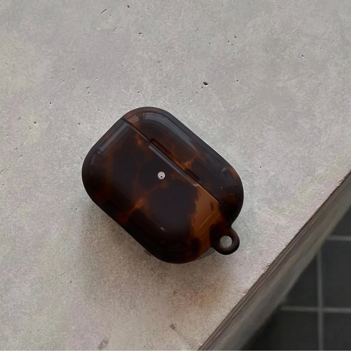 Espresso Tortoise AirPods Case