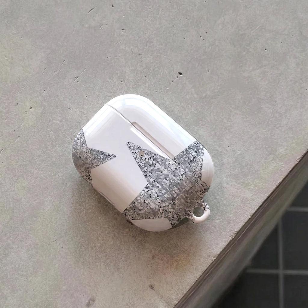 Silver Star AirPods Case