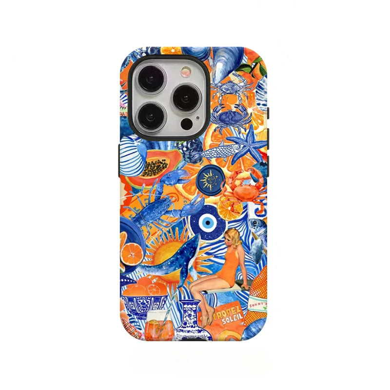 Blue Collage Case