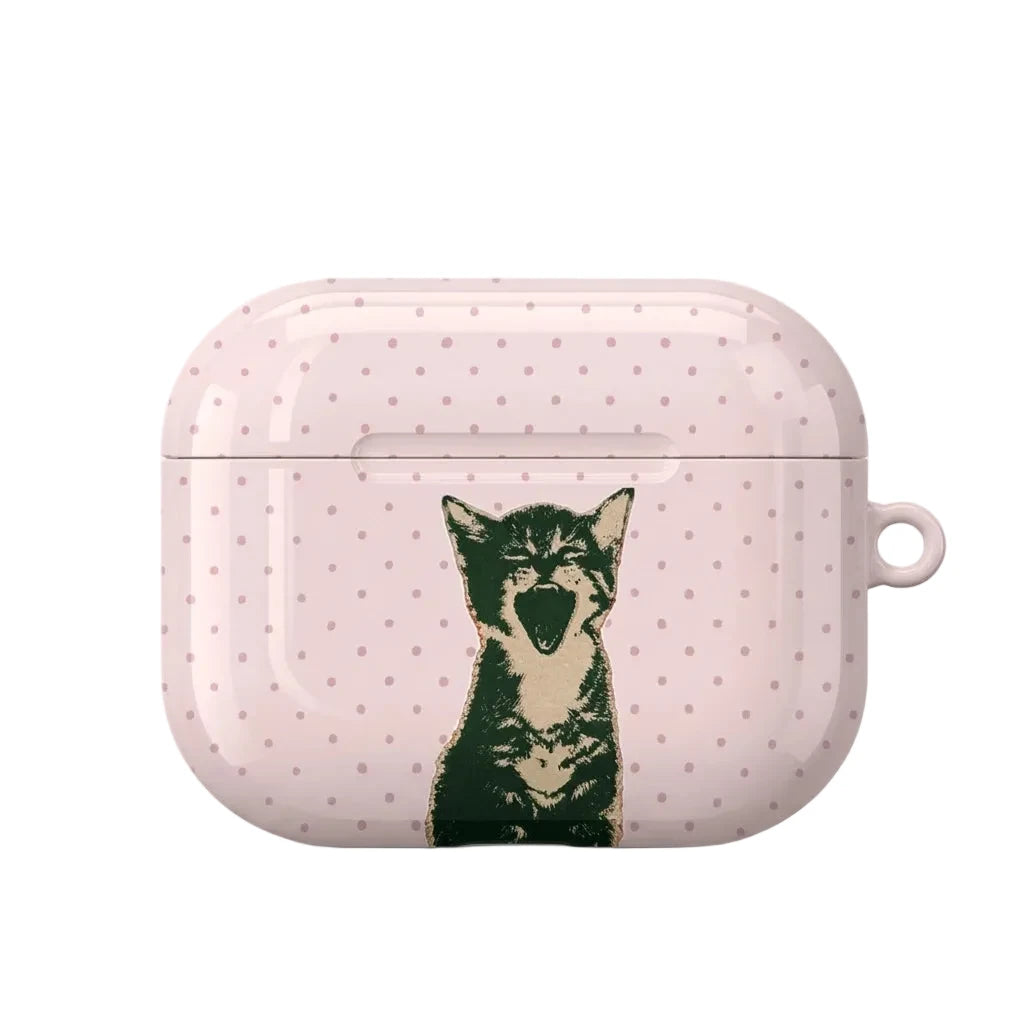 Blush Cat AirPods Case