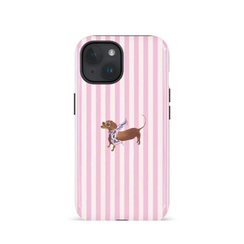 Puppy Stripe Phone Case