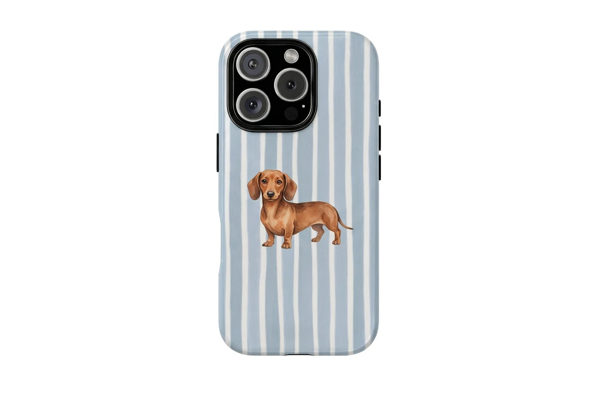 Blue Dachshund Case
