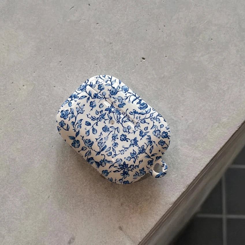 Blue Porcelain AirPods Case