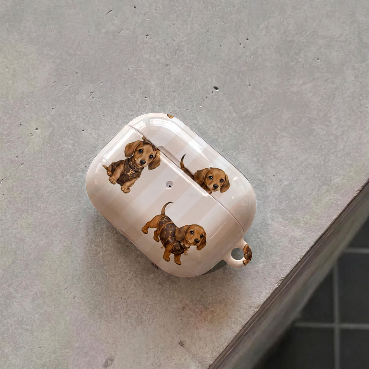 Dachshund Parade AirPods Case