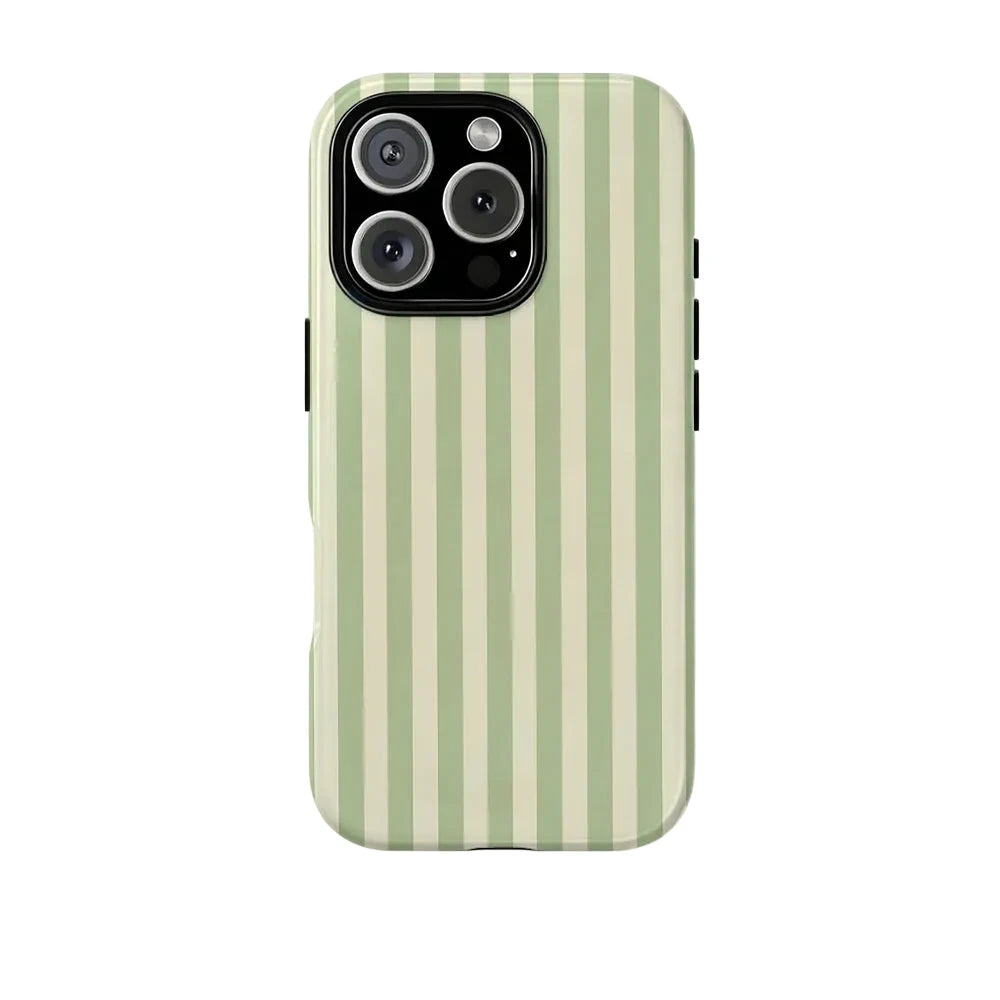 Sage Stripe Case