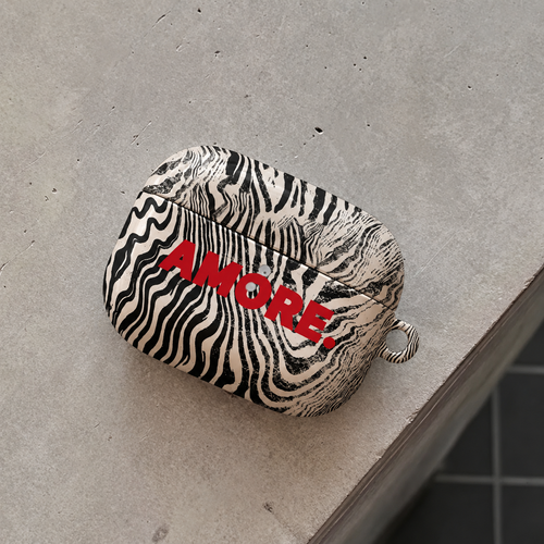Amore Zebra AirPods Case