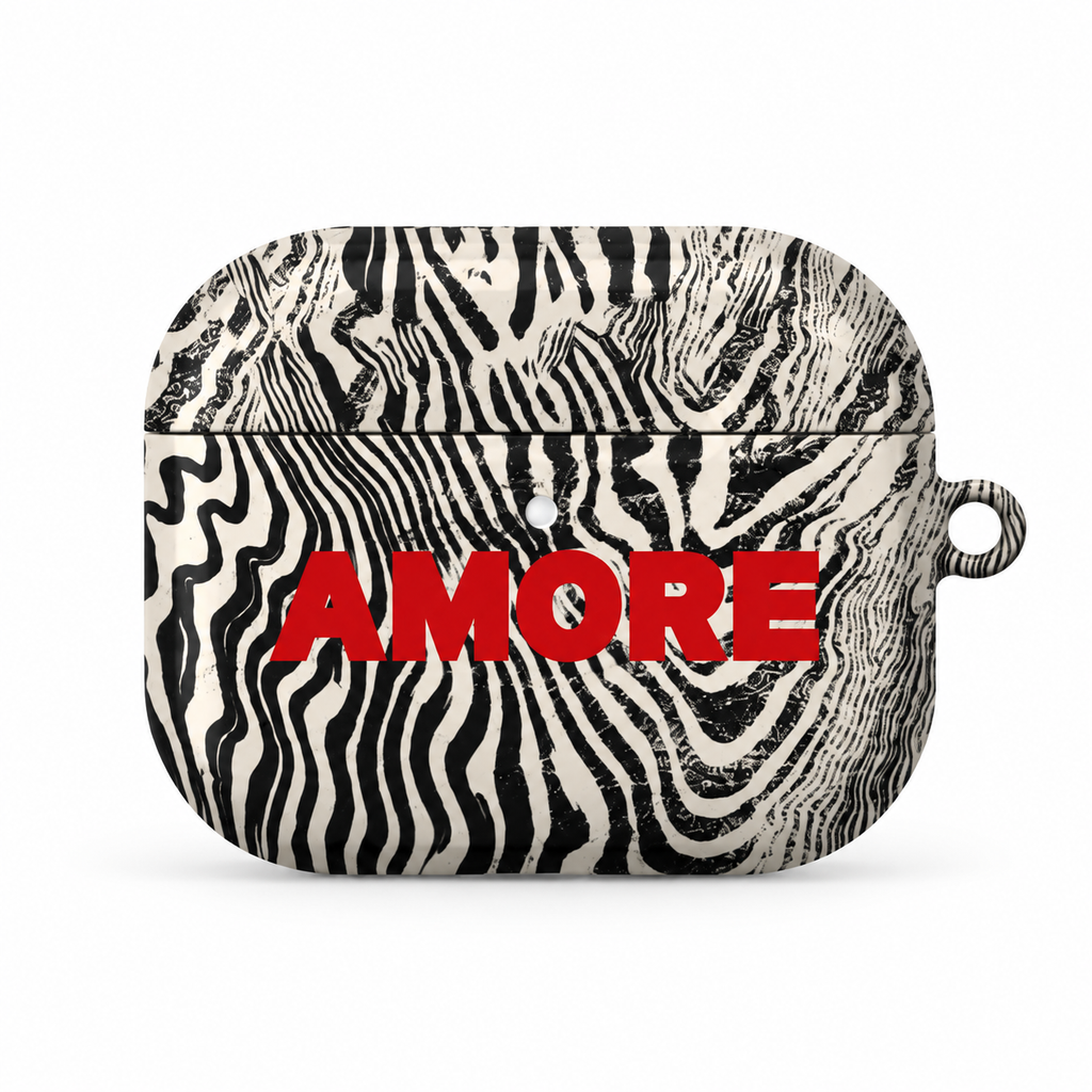 Amore Zebra AirPods Case